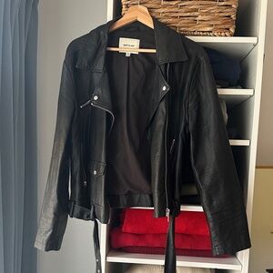 Matt & Nat Classic Black Leather Jacket